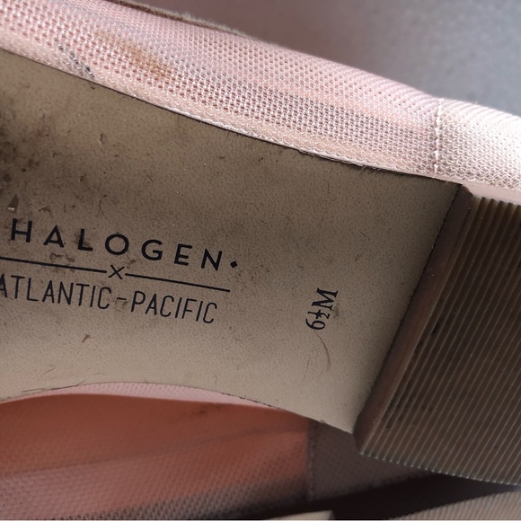 Halogen Atlantic Pacific Womens Cream See Thru Slip On Sandals Size 6.5M - Picture 10 of 12